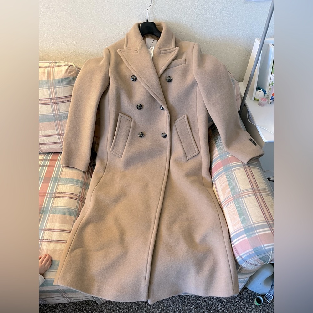 Mango wool women winter coat